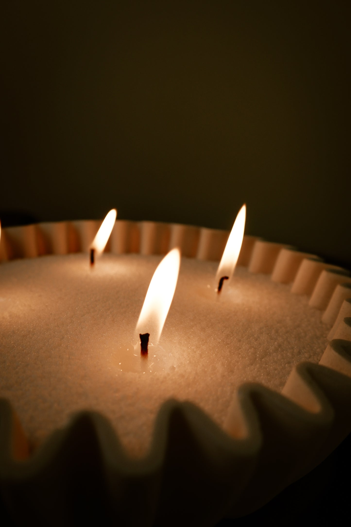 Kaarsenzand mét schaal (incl. 10 wieken)